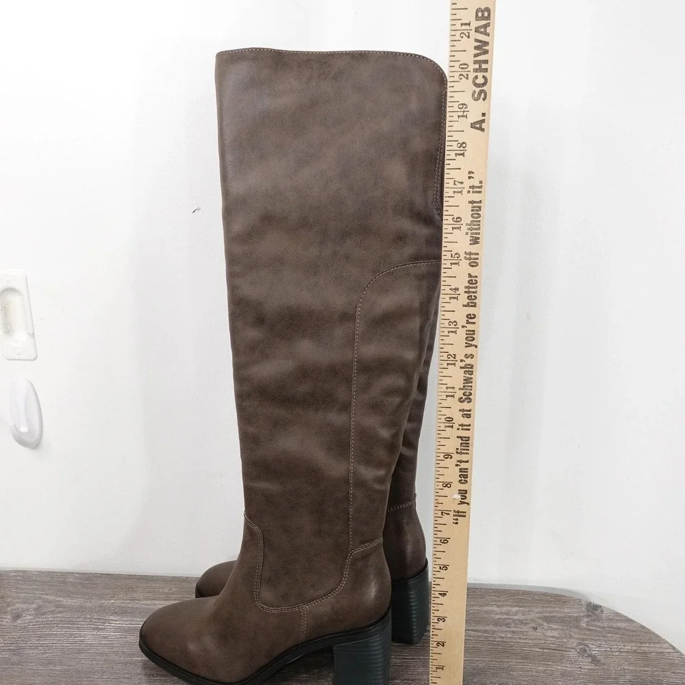New! Frye And Co Lyanna Boots Womens‎ Size 6 Brown Over The Knee Riding